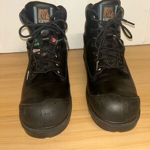 Men’s Kodiak Blue 6” Aluminum Toe Black Work Boots